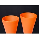 3 Carlo Moretti SATINATO Vases / Vessels, Leslie Pina Collection